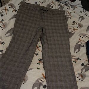 Lane Bryant women’s Charcoal Checkered Pants